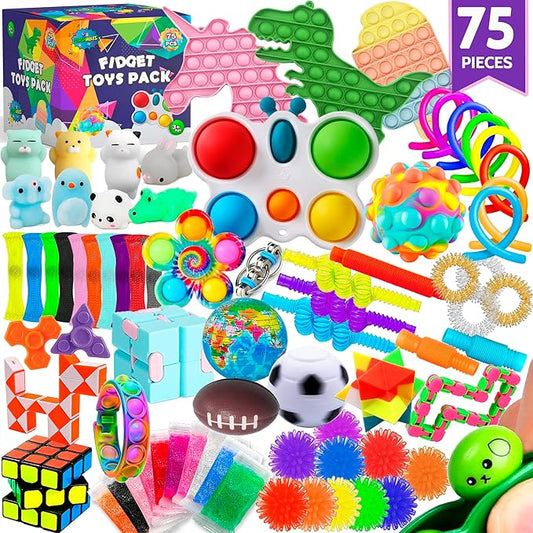 75 piece fidget toys set