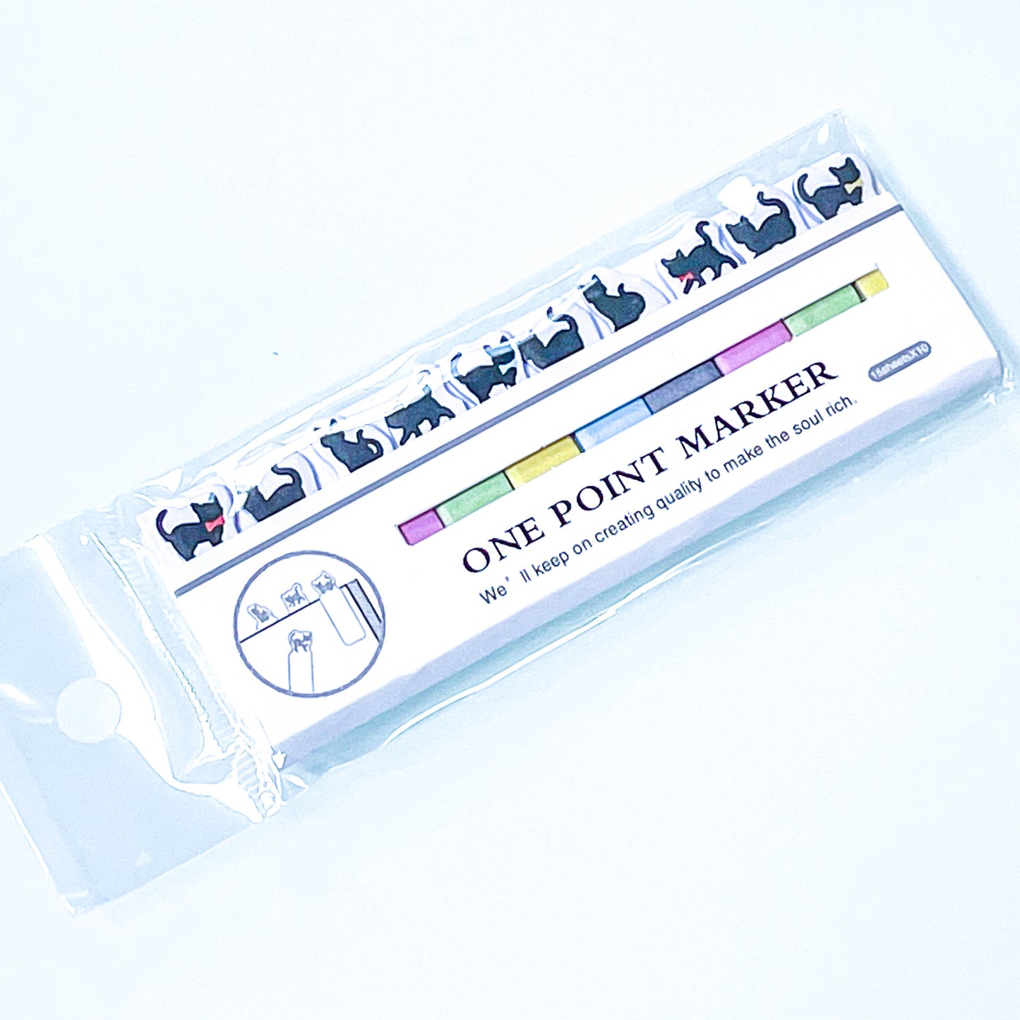 Novelty page finder stickers
