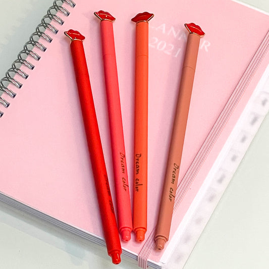 Novelty lips kiss pen