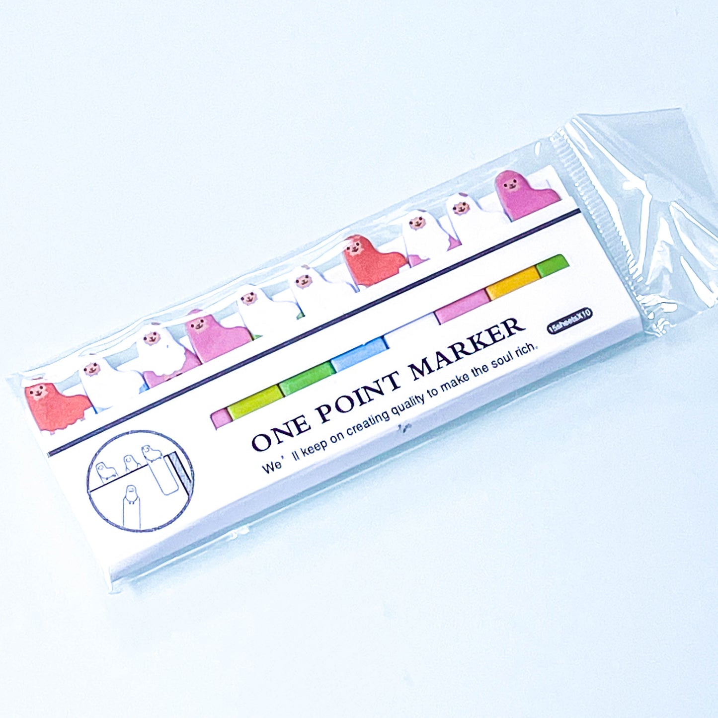 Novelty page finder stickers