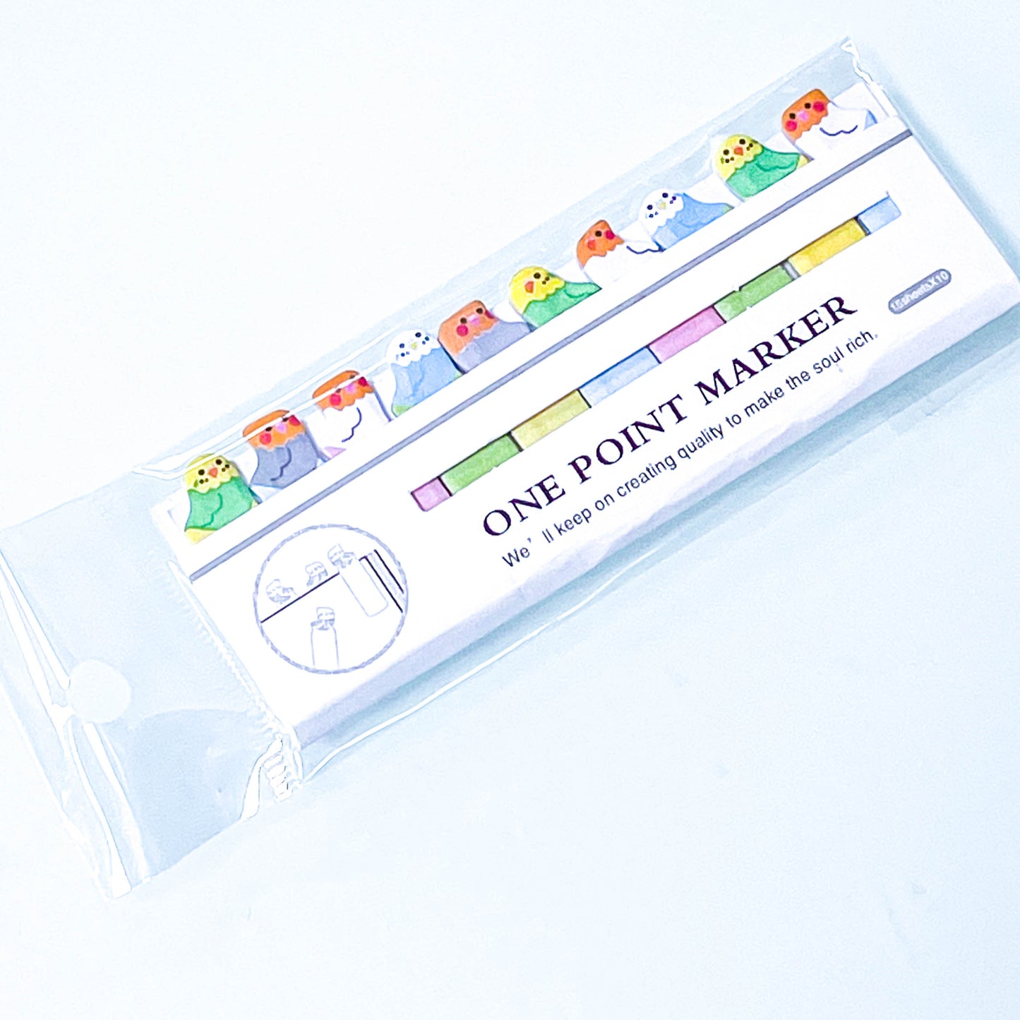 Novelty page finder stickers