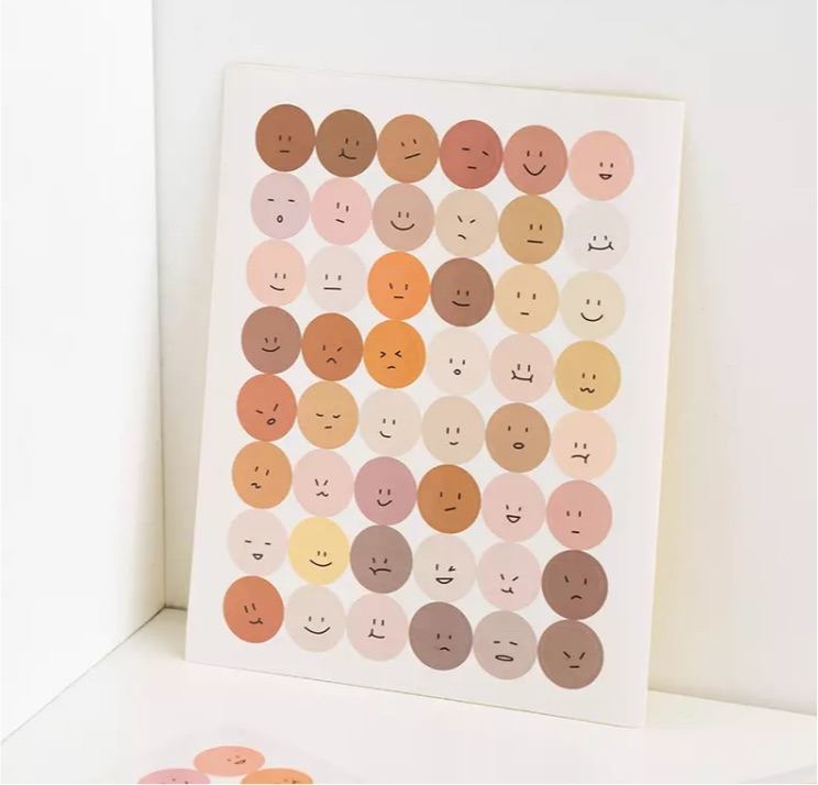 Emotion Stickers, Feelings, Emotions Tracker