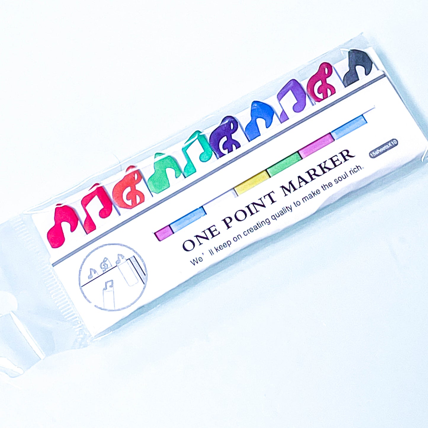 Novelty page finder stickers