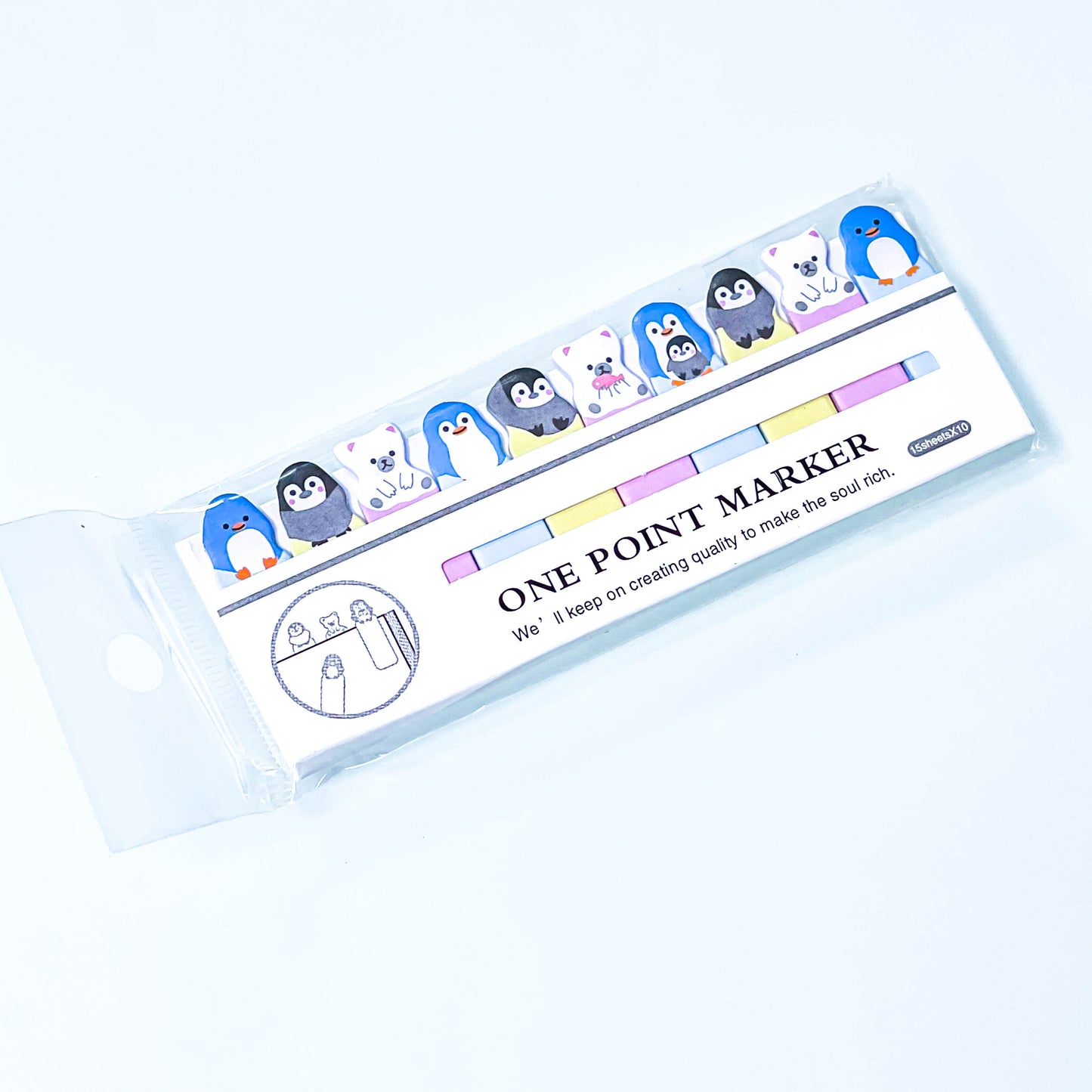 Novelty page finder stickers