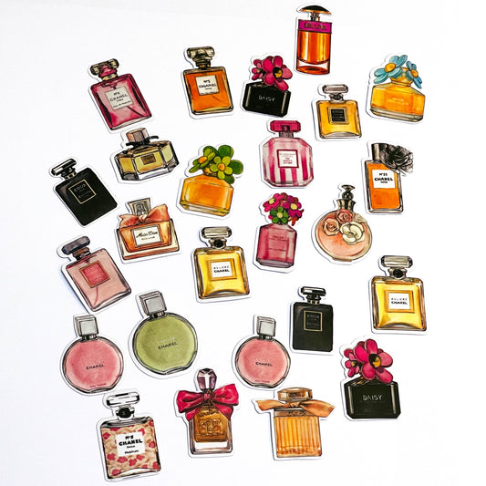 Novelty perfume stickers